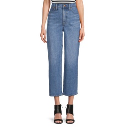 Knoxville Wash Wide Leg Cropped Jeans