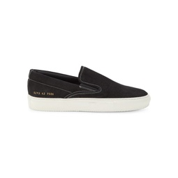 Contrast Stitch Slip On Sneakers