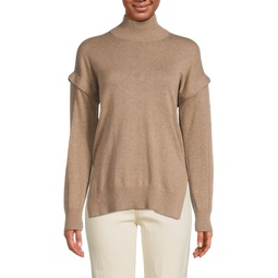 Solid Cashmere Blend Sweater