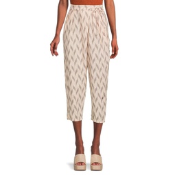 Wilmont Print Cropped Pants