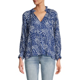 Stow Printed Cotton Blouse