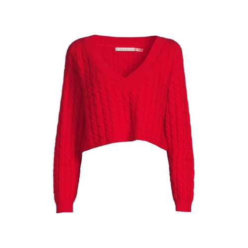  Ayden Cable Knit Wool Blend Sweater