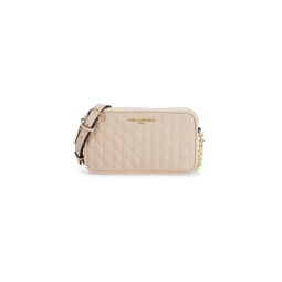 Small Karolina Quilted Leather Crossbody Bag