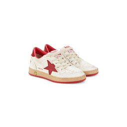 Kids Star Leather Sneakers