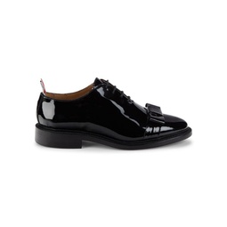 Bow Patent Leather Oxford Shoes