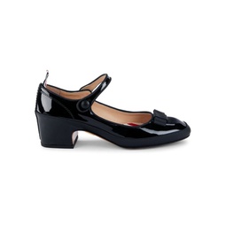 Bow Patent Leather Mary Janes