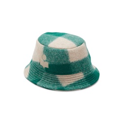 Colorblock Virgin Wool Blend Bucket Hat
