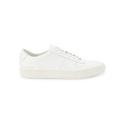 Perforated Leather Low Top Sneakers