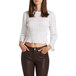 Long Sleeve Ruched Top