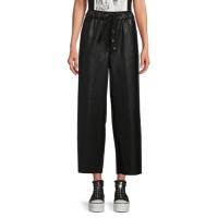 Butter Faux Leather Cropped Pants
