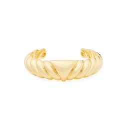 Goldtone Twist Cuff Bracelet