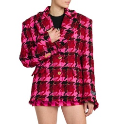 Tweed Single Breasted Jacket