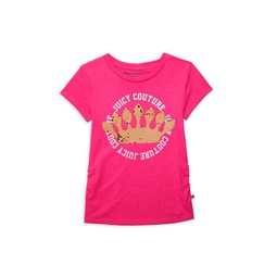 Girls Sequin Logo T Shirt