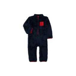 Baby Boy's Faux Fur Coverall