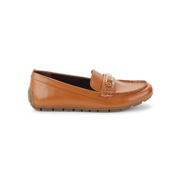 Logo Bit Driving Loafers