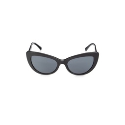 54MM Retro Cat Eye Sunglasses