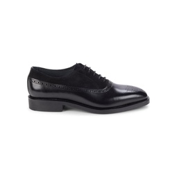 Leather & Suede Longwing Brogues
