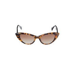 51MM Retro Cat Eye Sunglasses