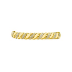 14K Goldplated & Cubic Zirconia Pave Bracelet