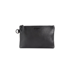 Leather Travel Zip Pouch