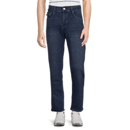 Geno Relaxed Slim Fit Mid Rise Jeans