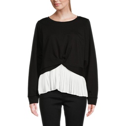 Twisted & Pleated Top