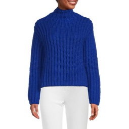 Ribbed Wool & Mohair Sweater