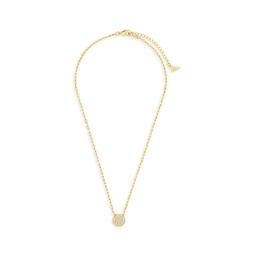Raemy 14K Goldplated & Cubic Zirconia Pendant Necklace