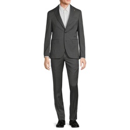 Solid Wool Suit