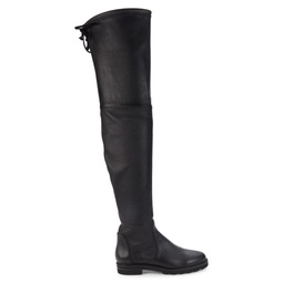 City Thigh High Leather Boots