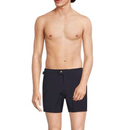 Solid Packable Swimshorts
