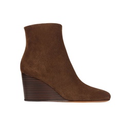 Andy Suede Wedge Ankle Boots