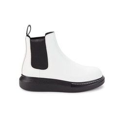 Leather Snow Chelsea Boots