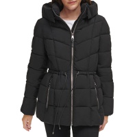 Quilted Long Puffer Jacket