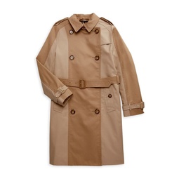 Girls Belted Trench Coat