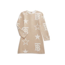 Baby Girls Monogram Print Dress