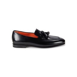 Patent Leather Tassel Loafers