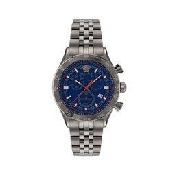 44MM Hellenyium Chrono Stainless Steel Bracelet Watch