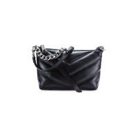 Edie Quilted Leather Shoulder Bag