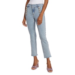 Justine High Rise Cropped Jeans