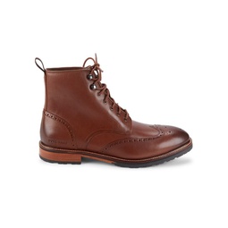 Berkshire Wingtip Leather Ankle Boots