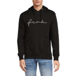 Embroidered Trim Hoodie