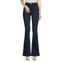 Le Super Mid Rise Flared Jeans