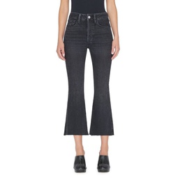 Le High Rise Flare Cropped Jeans