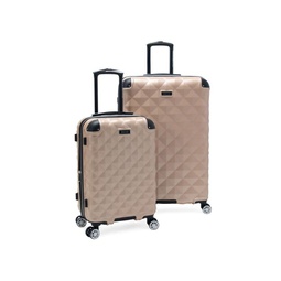 Diamond Tower 2-Piece Lightweight Hardshell Suitcase Set