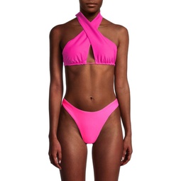 Melissa Criss Cross Halterneck Bikini Top