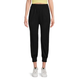 Solid Cropped Joggers