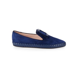 Pointed Toe Suede Espadrilles