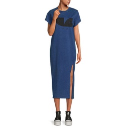 Dakoly Graphic Midi T Shirt Dress