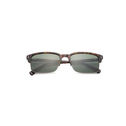 55MM Polarized Clubmaster Sunglasses